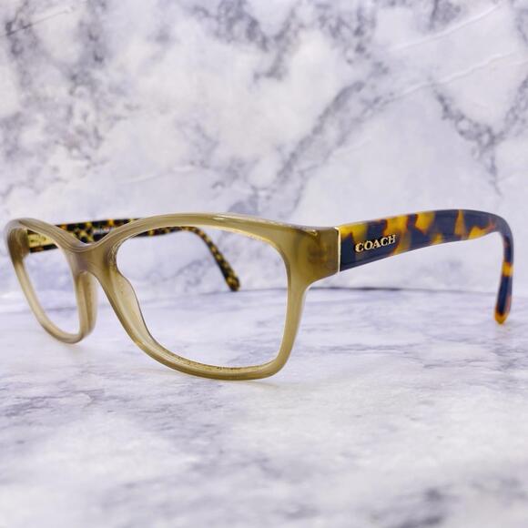 Coach Other - Coach Eyeglasses Sunglasses HC 6116 5508 Olive 54 [] 16 135 Tortoise Gold Olive
